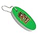 GRAPHICS & MORE Tiki Time Witch Doctor Tropical Island Floating Keychain Oval Foam Fishing Boat Buoy Key Float