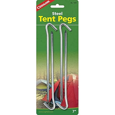 Coghlan's 1609 7-Inch Steel Tent Pegs Pack Cover