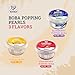 52USA Strawberry, Mango, Blueberry Popping Boba Pearls (3 Pack), Perfect for Bubble Tea, Boba Kit, Smoothies, Ice Cream, Desserts, Beverages 3.3 lb