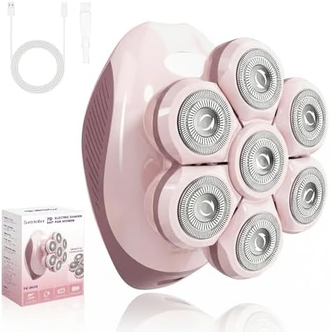 Electric Razors for Women Legs: 7D Fast & Painless Full-Body Shav...