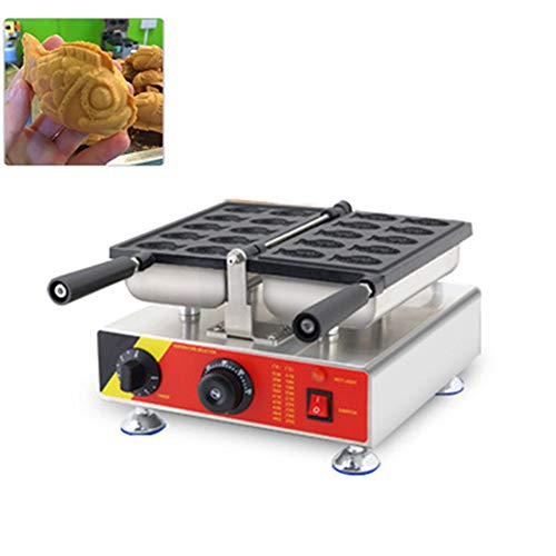 Mini Fish Waffle Cone Maker Small Taiyaki Machine Baker Japanese Fish Shaped Waffle Cake Mold Making Pan Equipement (220V)