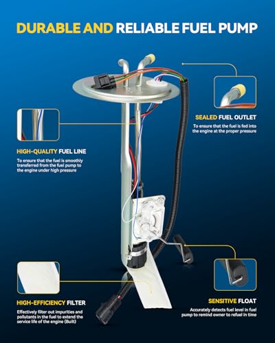 Image of PHILTOP Electric Fuel Pump Assembly SP2297H Fit for Expedition, Navigator