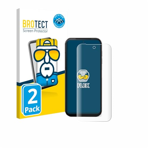 Image of brotect 3D Curved Screen Protector compatible with Fairphone 5 2 Pack - Full Screen Coverage
