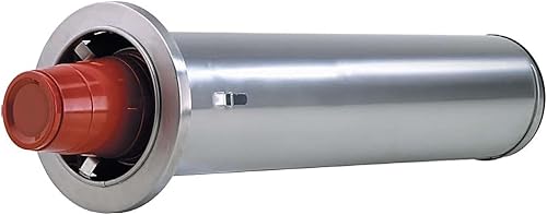 Dispense-Rite ADJ-2F dispensador de tazas en el mostrador, 8 onzas. a 44 onzas. vasos, de acero inoxidable, un resorte, 6-7/8" (de) diámetro. X 22.4