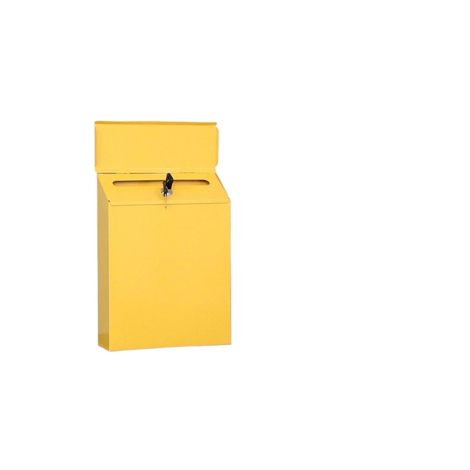 FGJsfhrDTU Letter Box, Modern Mailbox Locking Drop Box Payments Key Postbox Office Home Rural(Blue)(Yellow)