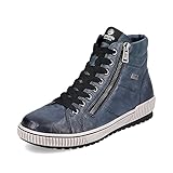 Remonte Damen Bequemschuhe D0772, Frauen Schnürschuhe,lose Einlage,Low-tie,Komfortschuhe,Halbschuhe,schnürschuhe,tex,blau,40 EU / 6.5 UK