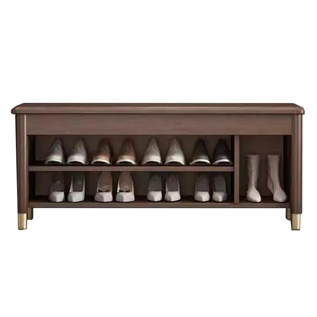 Aioneer Shoe Storage Bench Organizer With Integrated Cabinet And Cushioned Seat Entryway Shoe Changing Stool For Porch Mudroom Or Hallway,B 100Cm-A-100cm