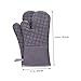 ABOOFAN 4pcs Cotton Oven Mitts Heat Resistant Pad Kitchen Baking Tools Mittens for Cooking Grilling Easy to Clean