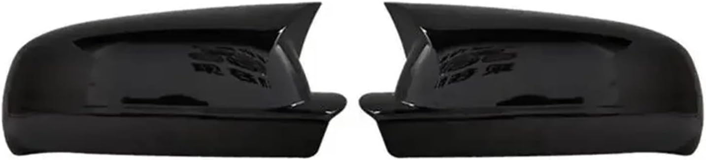Kiyah Compatible for Passat B5 Jetta Golf 4 MK4 1998-2002 Car Rearview Side Mirror Cover Sticker Wing Cap Exterior Door Case Trim Carbon Auto (Color : Gloss Black)