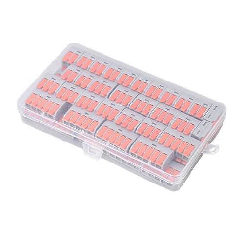 Conectores de cable tipo prensa kit de 60 terminales rápidos compactos 450 4