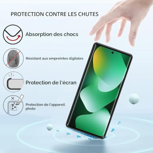 JUNETOP Coque pour Xiaomi Redmi Note 15 (4G/5G) / Poco M8 5G, Étui Lot D – vue 4