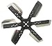 Derale 17619 Heavy Duty Fan Blade Series 1000 19"  Stainless Steel Flex Fan Reverse Rotation
