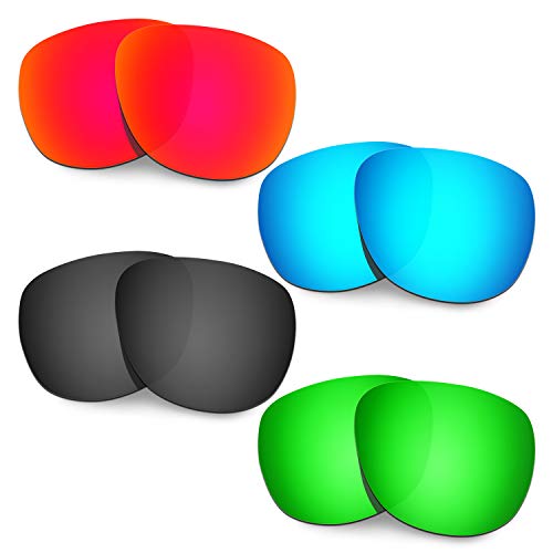 Lentille rechange Oakley Crossrange R rouge bleu noir vert pour verre solaire