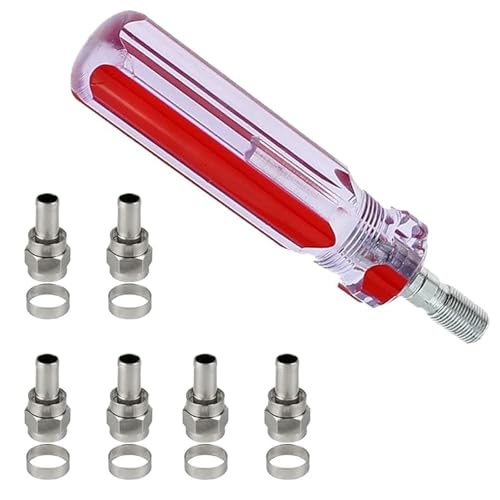 Juego de herramientas de compresión tipo F de cable coaxial de alta resistencia con conectores 5F para una transferencia estable de conectores tipo F