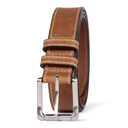 Amazon Essentials Men's Stitched Edge Leather Belt - Main Image