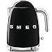 Smeg Elektrischer Wasserkocher KLF03BLEU, Edelstahl, 1.7 liters, Schwarz