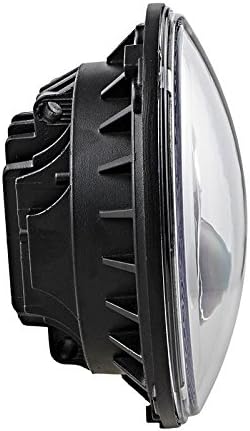 Eagle Lights 7 inch Round Red LED Projection Headlight for Harley Davidson Motorcycles (Red)