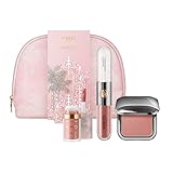 KIKO Milano Threads Of Time Lip To Cheek Make Up Kit, Coffret Cadeau Maquillage : Rouge À Lèvres Et Brillant À Lèvres 2 En 1, Blush Liquide Et Blush En Poudre