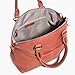 American Leather Co. Carrie Dome Satchel Crossbody Bag, Pink, Soft Multi-Pocket Leather Purse, Crossbody Handbag with Convertible Strap, Functional & Fashionable Crossbody bags for Women