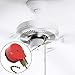 Ceiling Fan Switch ZE 268S1 Pull Chain Switch 4 Wire 3 Speed Control for Cabinet Light 2PCS Red with Bronze ceiling fan