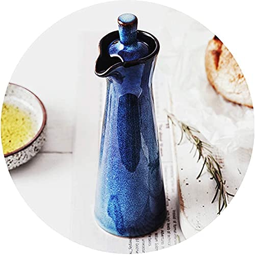 Bouteilles distributrices céramique : stoppez les gouttes d'huile d'olive sur la table