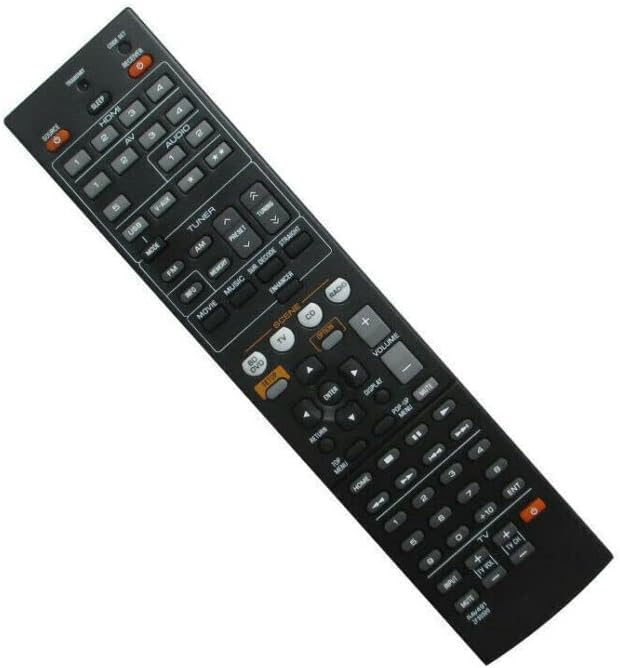 Replacement Remote Control Replace for TV/Audio/Projector for Yamaha RX-A800BL RX-V367BL RX-V465BL RX-V565BL RX-V665BL AV Receiver
