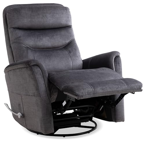 Sillón reclinable giro 360° color gris miniatura 5