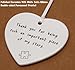 Heart Shaped Christmas Ornament-Thank You Gift for Teacher Mentor Tutor Coach Godparents-Appreciation Keepsake Important Piece of My Story Double-Sided Printing Decor Plaque