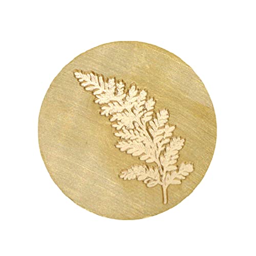 Stempel aus Messing, 25 mm, Farn