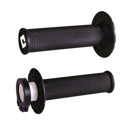 MX ODI Old Dutch International V2 NO Waffle Lock On Grips - Black