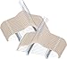 Utopia Home Premium Velvet Hangers - Heavy Duty - Non Slip - Velvet Suit Hangers with Clips for Pants or Skirt Hanger (Ivory, 24)