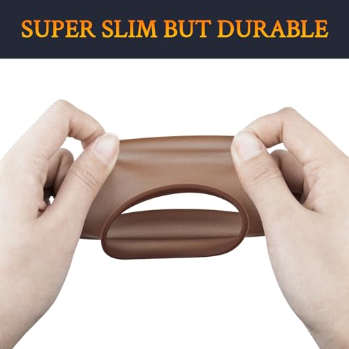 Image of SOULWIT Silicone Ear Pads Cover Protector for Bose QuietComfort QC15 QC25 QC2 QC35 QC45 /Ae2 Ae2i Ae2w /SoundTrue & SoundLink AE Headphones Cushions, Sweatproof, Easily Washable - Coffee