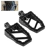 Motorcycle Foot Pegs Riot Pegs Male Mount Floorboards Footrest for Dyna Touring Road Glide Road King Street Glide Electra Glide Sportster 883 1200 Softail Fat Bob Universal (Black)