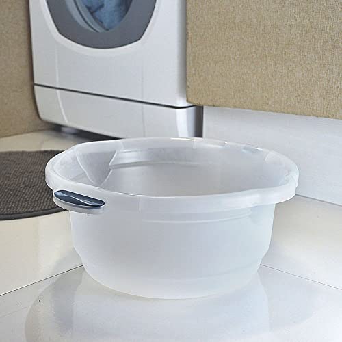 Bacia Plástica, Transparente, 27.5L, Sanremo