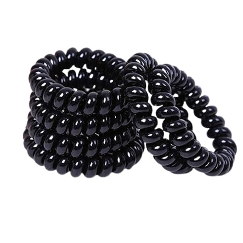 Shidara 5 PCS Telephone Wire Elastic Hair Band Rope Transparent Rubber Bands Scrunchies Ponytail Holder Women Girls Hair | Multicolor | (B0CDH2T751) Amazon Price History, Amazon Price Tracker
