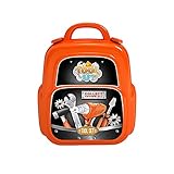 PlaySet de la herramienta portátil: la caja de la bolsa permite a su hijo almacenar y transportar fácilmente las herramientas, para que su hijo pueda jugar con este conjunto de herramientas para niños en cualquier momento.