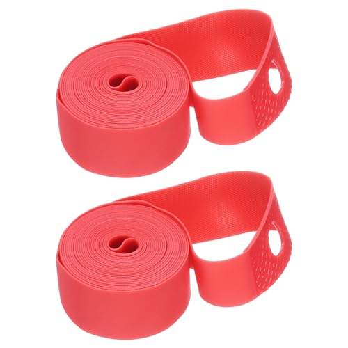 HARFINGTON 2pcs Bicycle Rim Strip 700C x 18mm PVC Bike Tire Liner Bicycle Wheel Rim Tape Inner Tube Tape Anti-Scratched Guard Cushion Pad Protector for Road MTB Mountain Bike