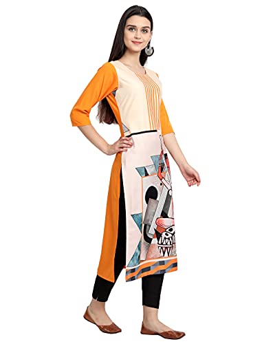 Image of Women's Crepe Regular Kurta