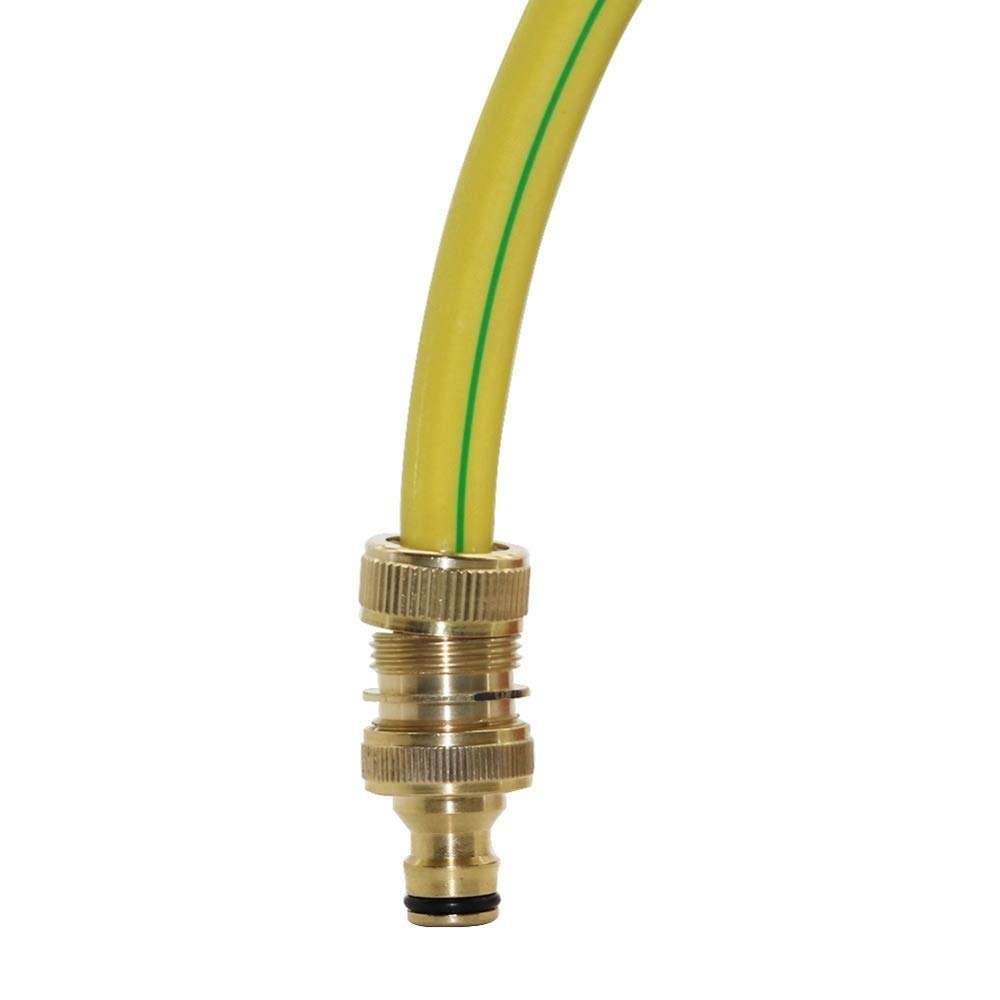 Garten-Klempnerschlauch-Adapter 10 Sätze 3/4 "Innengewinde Schnellanschluss Fuge mit 3/4" männliche Gewindeanschluss Auto Waschbeschläge Gartenwasseranschlüsse