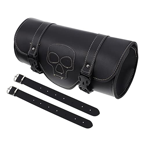 FUNOMOCYA 1Pc Motorbike Tail Bag Durable Storage Pouch for Motorcycle Handlebar and Side Use Versatile Riding Equipment for Essentials Black