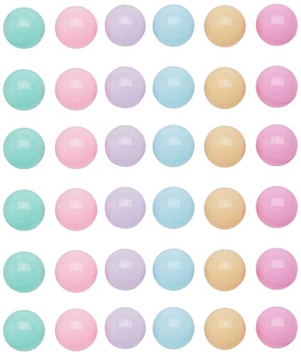 image for Amazon Basics BPA Free Crush-Proof Plastic Ball, Pit Balls with Storag