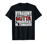 Straight Outta Trinidad & Tobago t-shirt Flag T-Shirt