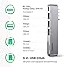 immagine 4UGREEN Hub USB C Ultra Sottile con Thunderbolt 3 / 8K Video/PD 100W/ 40Gbps, Lettore di schede SD/TF, 3*USB 3.0, Adattatore Hub USB Type C in Alluminio per MacBook PRO/Air 2020 2019 2018 15