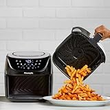 Power-XL Vortex Pro Air Fryer 8 Quart, 1700W, Nonstick Coating, Dishwasher-Safe, Built-in Food Dehydrator, Automatic Shut-Off, LED Touchscreen, 10 Presets, XL Kitchen Appliances
