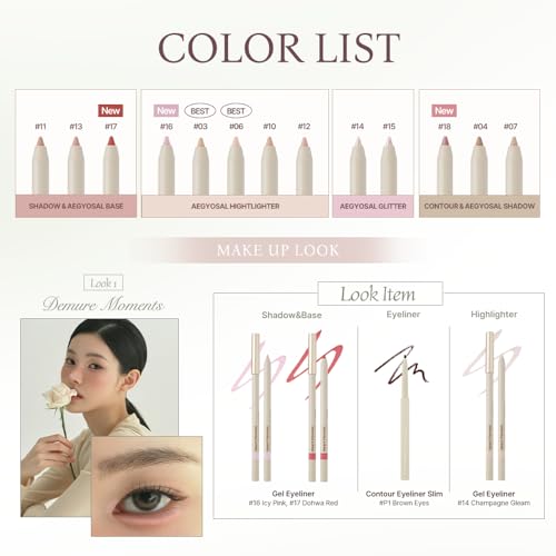 Heart Percent Dote On Mood Gel Eyeliner Retráctil miniatura 7