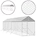 Qnhdfrt Galvanized Steel Dog Kennel 39.4