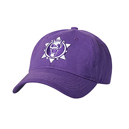 ACBANANA Casquette De Baseball Homme Jojos Bizarre Aventure Killer Queen Kira Yoshikage 3D Broderie Chapeau Violet Cover