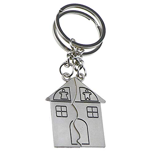 Paire Porte-clé Couples Maison Cadeau Bibelots Remplacement pour Amoureux Bijoux Porte-clé Cover