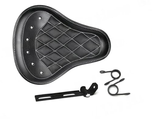 Siège moto à ressort en PU pour selle solo de moto VStar et Virago