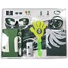World Cup Soccer Fan Cheer Kit,6PCS Soccer Cheer Set with Flag, Scarf, Sunglasses, Bracelet, Noisemaker, Face Paint for Fans for Men and Women (Saudi Arabia)